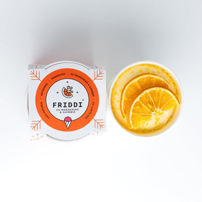 Mandarina cu ghimbir pahar 250g | Gelato | Lapte Bio