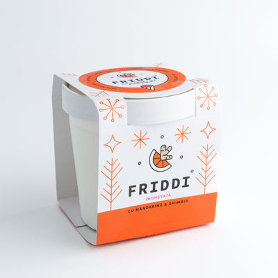 Mandarina cu ghimbir pahar 250g | Gelato | Lapte Bio