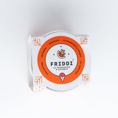 Mandarina cu ghimbir pahar 250g | Gelato | Lapte Bio