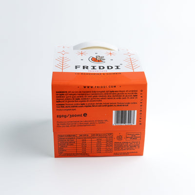 Mandarina cu ghimbir pahar 250g | Gelato | Lapte Bio