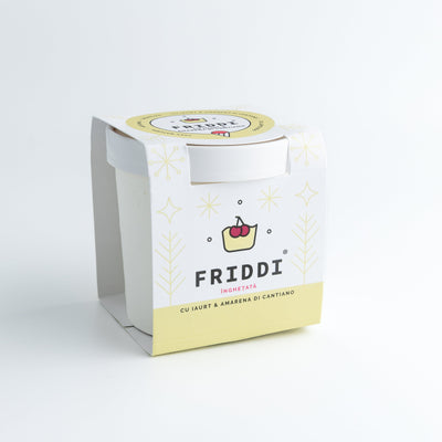 Iaurt cu amarena di Cantiano pahar 250g | Gelato | Lapte Bio