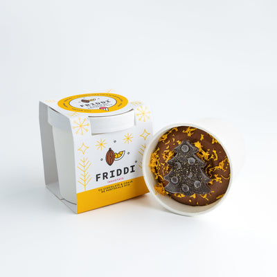 Ciocolata si coaja portocale eco pahar 250g | Sorbetto | Vegan