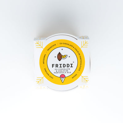 Ciocolata si coaja portocale eco pahar 250g | Sorbetto | Vegan