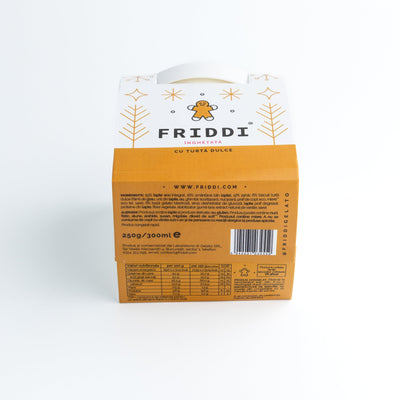 Turta dulce pahar 250g | Gelato | Lapte Bio