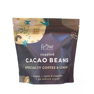 ROASTED CACAO BEANS (BOABE CACAO CROCANTE CU CAFEA SI LAMAIE) 100g