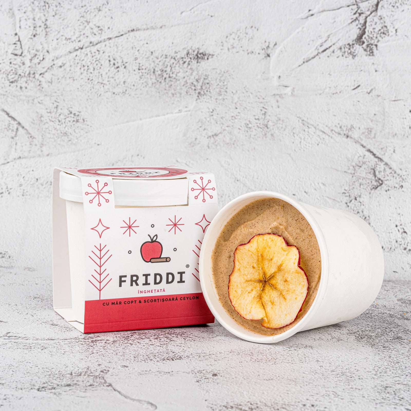 Mar copt cu scortisoara Ceylon pahar 250g | Sorbetto| Vegan