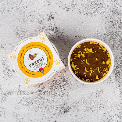 Ciocolata si coaja portocale eco pahar 250g | Sorbetto | Vegan