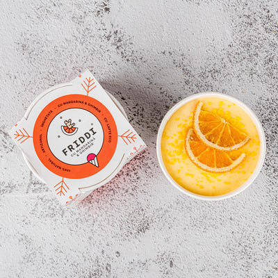 Mandarina cu ghimbir pahar 250g | Gelato | Lapte Bio