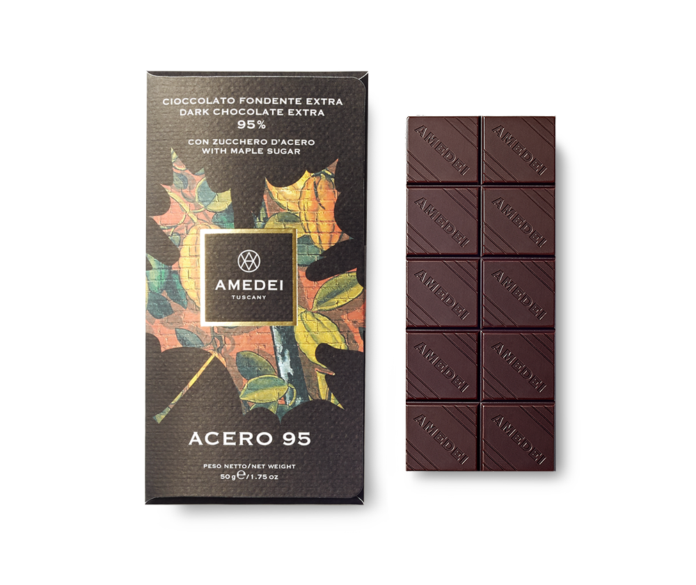 Amedei Acero95 - tableta ciocolata neagra Criollo 95%, 50g